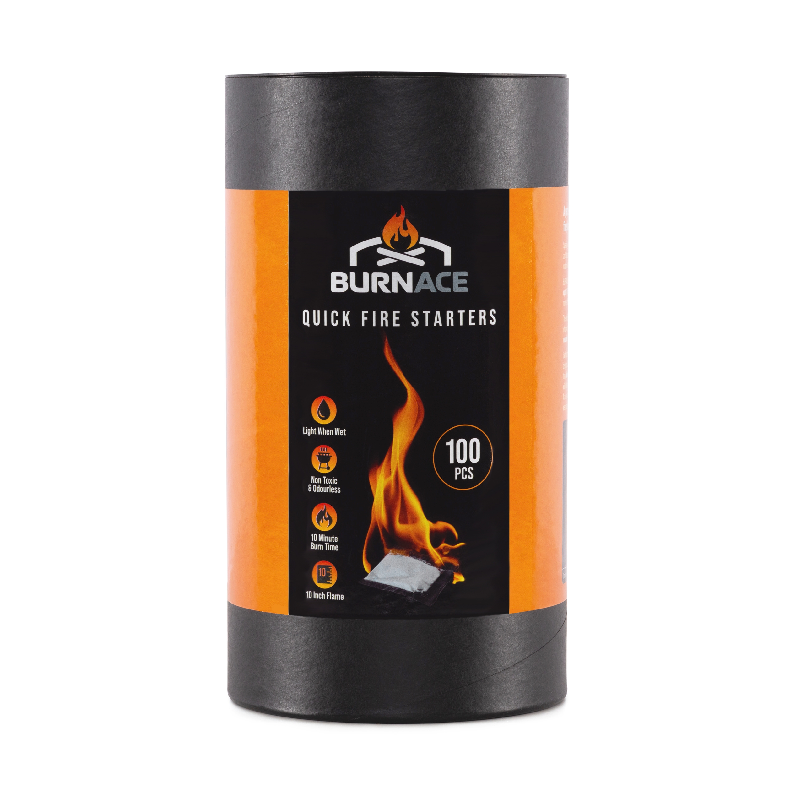 BURNACE Fire Lighters / Fire Starters BBQ'S & Fires 100 Sachets eBay