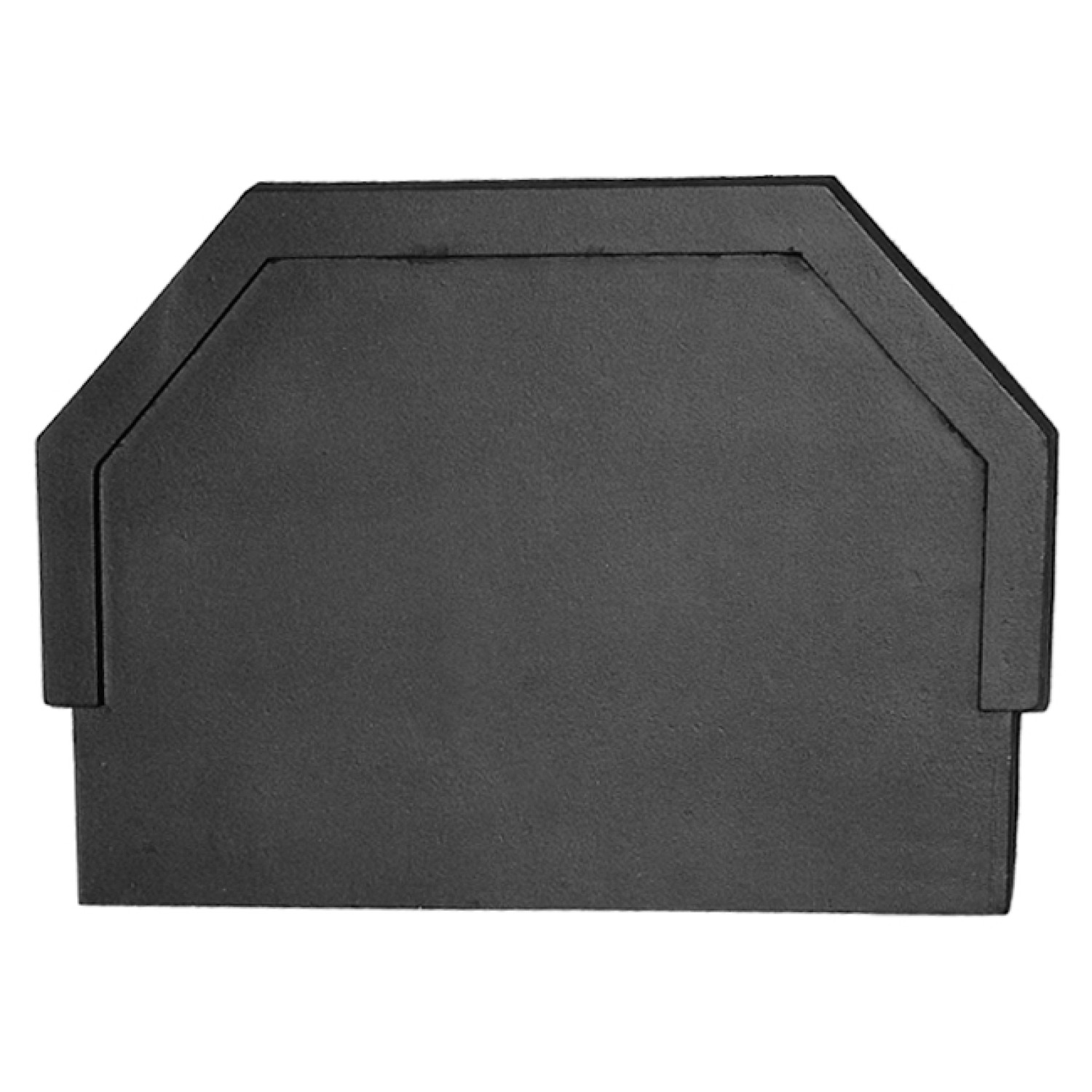 Medium Plain Cast Iron Fire Back 21.75'' Wide Cast Iron