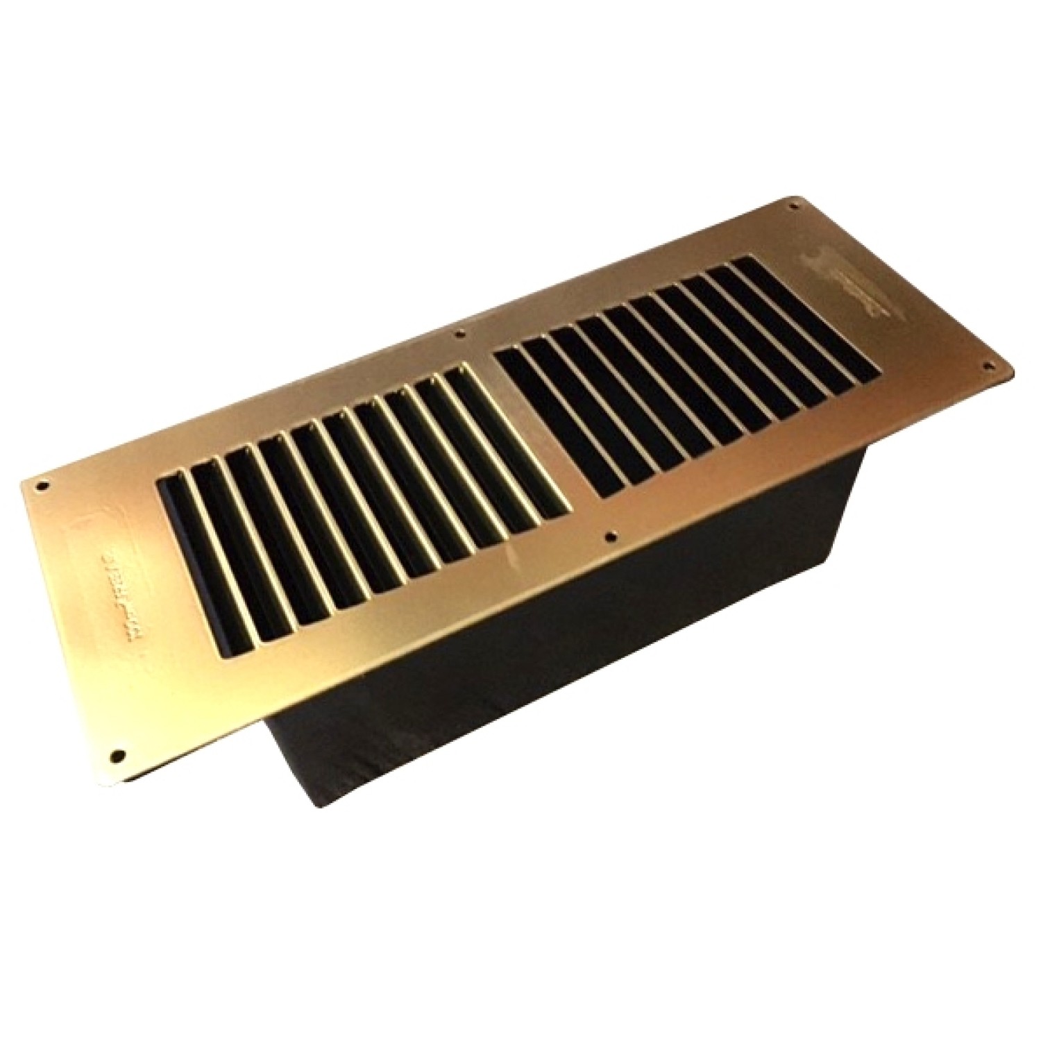 Brass Floor Air Vent: Gas Fire Ventilation