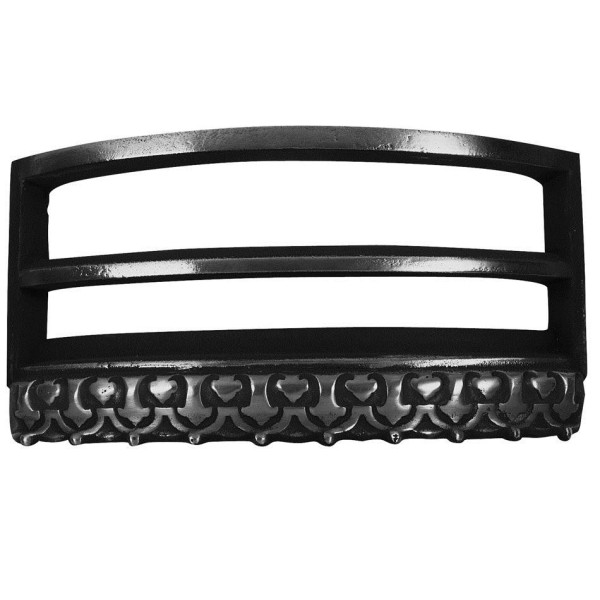 Regal Arch Cast Iron Fire Fret - Polished - Polished