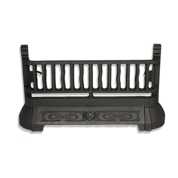 Toulouse Cast Iron Fire Fret - Black - Matt Black