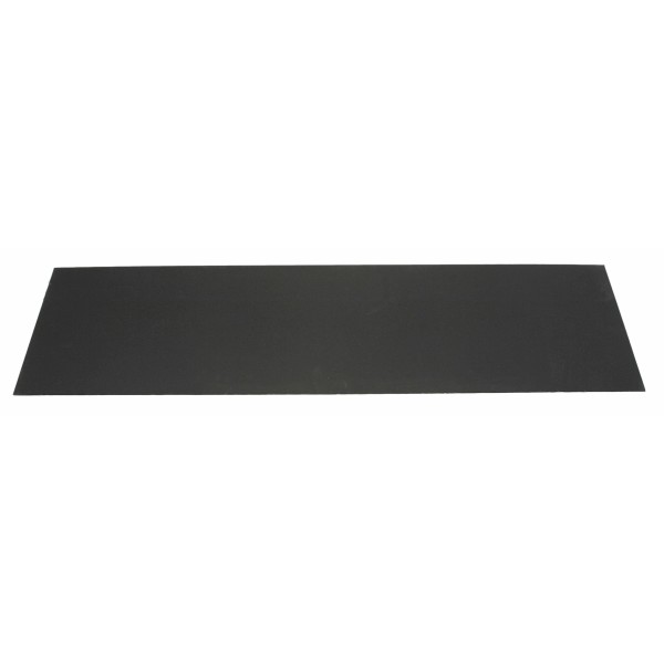 Plate 22x6 Backed - Matt Black