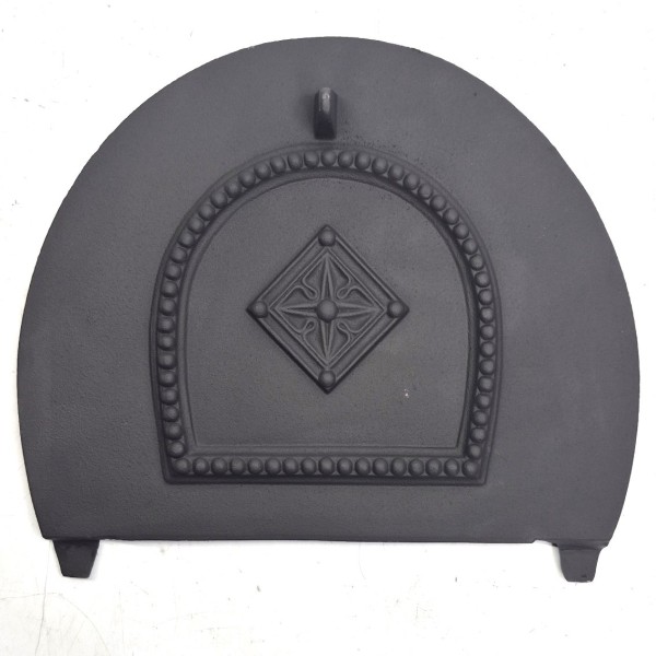 Solid Fuel Damper for 16'' Arched Insert - Cast Iron
