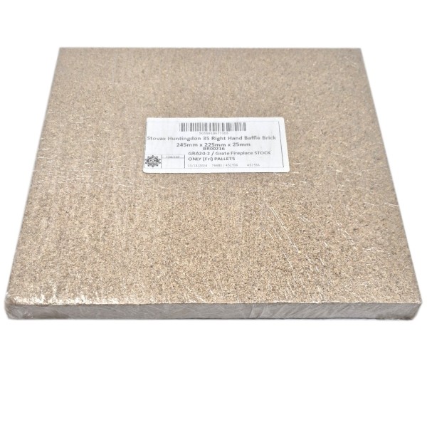 Stovax Huntingdon 35 Right Hand Baffle Brick