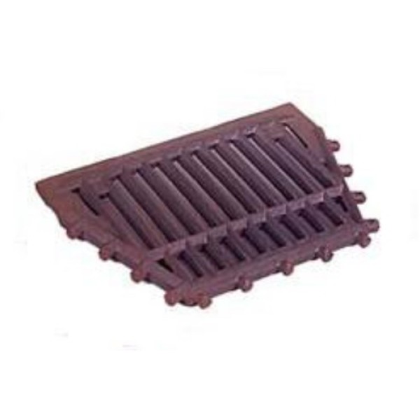 16 Inch Lofire Drop Front Fire Grate Flat - Cast Iron