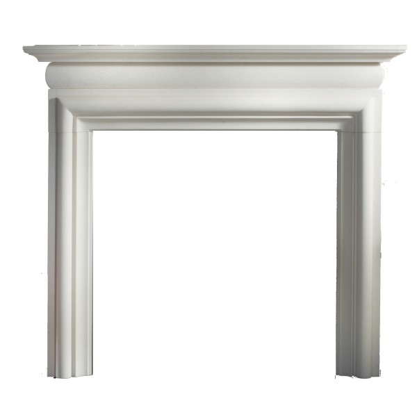 Asquith 55'' Fire Surround - Agean Limestone,