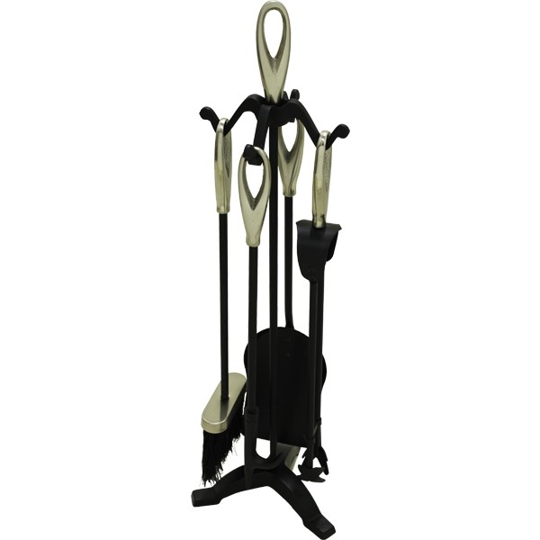 25'' Loop Top Companion Set - Black & Pewter Plated