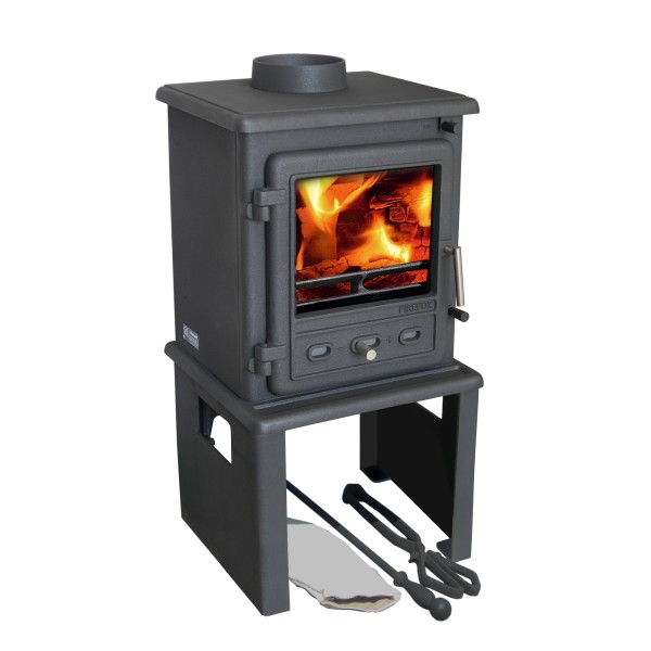 Europa Log Store - Suits Firefox 5 Multi Fuels Stove - Black
