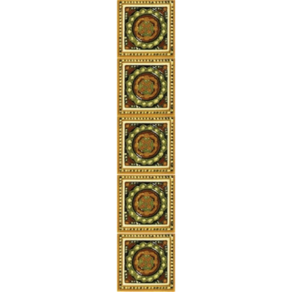 HEB234 / LGC095 Fireplace Tiles - Tube Lined (Set of 10)