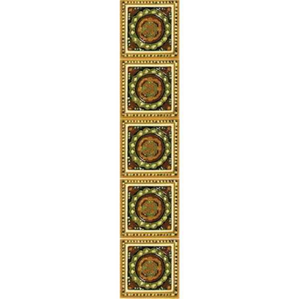 HEB234 / LGC095 Fireplace Tiles - Tube Lined (Set of 10)