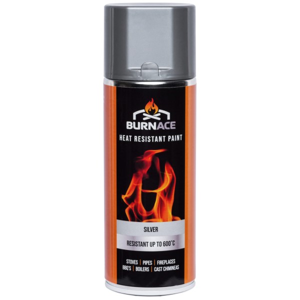 BURNACE Heat Resistant Paint - Silver - 400ml