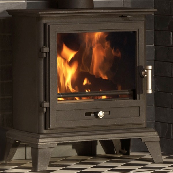 Classic 8 Multi Fuel Stove Ecodesign - Black