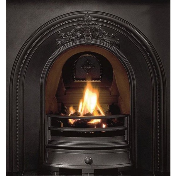 Lansdowne Arched Cast Iron Insert - Traditional