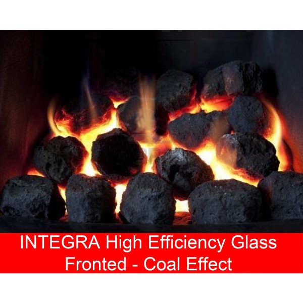Integra High Efficiency Glass Fronted Inset Gas Fire