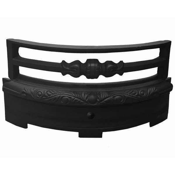 B39 Lytton/Bolton Cast Iron Fire Fret - Black - Matt Black