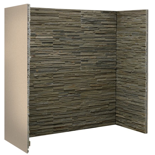 Waterfall Olive Slate Chamber Set (3 pieces, Both sides and back)