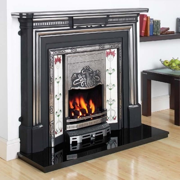 Oxford Cast Iron Tiled Insert Integra Polished