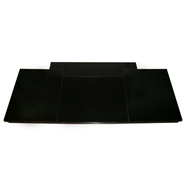 51'' x 18'' with 30'' x 3'' tongue Slabbed Granite Hearth (For Solid Fuel)