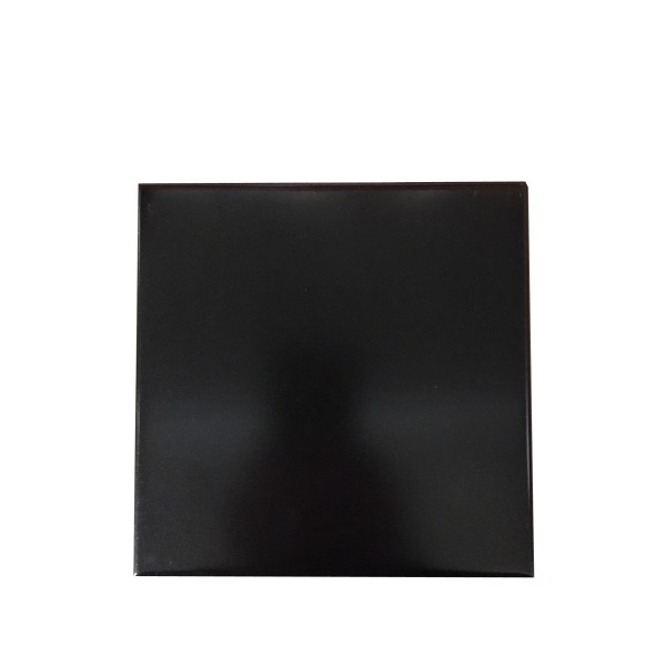 Basalt Ebony Black Hearth Tiles (Straight Edges)