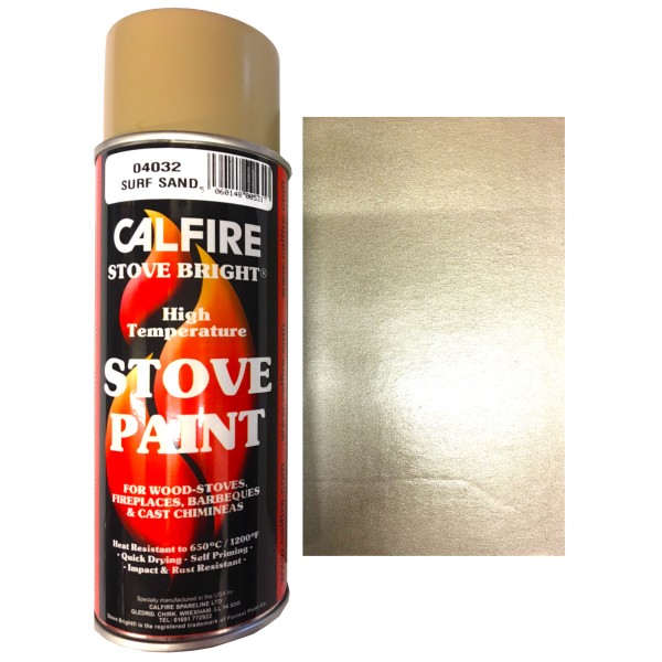 Stovebright High Temperature Paint - 6325 (400ml Aerosol) - Surf Sand