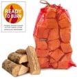 Kiln Dried Ash Logs (10kg Net Bag) - Woodsure Approved width=