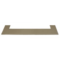 22" Baxi Burnall Hearth Plate - Stainless Steel