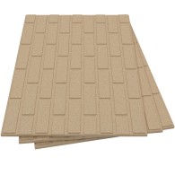 Vermiculite Brick Effect Fire Board (800mm x 600mm x 25mm)
