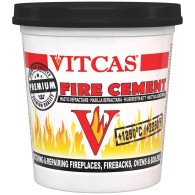 Vitcas Premium Fire Cement 1kg - Black