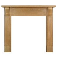 54'' Bedford Fire Surround - Solid Pine (Waxed)