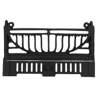 18'' Period Cast Iron Fire Front (Hook on) - Black