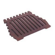 16 Inch Queen Star Fire Grate Flat - Cast Iron