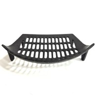 18 Inch Curved Fire Grate 4 Legs - Cast Iron ##SALE