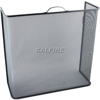 Custom Size Box Open Fire Screen - The Noble Collection - Black