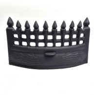 14'' Castle Solid Fuel Fire Fret - Matt Black