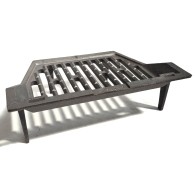 16 Inch Astra Fire Grate 4 Legs - Cast Iron
