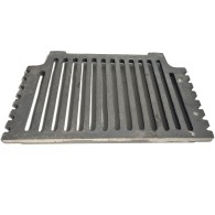 18 Inch Grant Triple Pass Fire Grate Flat - Cast Iron