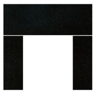 Set of 3 Granite Polished Slips Overall 37'' x 37'' Opening 25'' x 25''