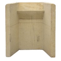 12" Clay Solid Fireback