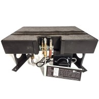 NG4 Gas Fire Tray - Width at Front 315mm Width at Back 216mm Straight Front NG4