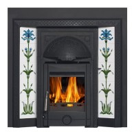 Aston Cast Iron Tiled Integra Insert (High Efficiency) Black