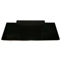 48'' x 15'' Slabbed Granite Fireplace Hearth with Tongue (For Solid Fuel) 