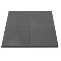 36'' x 36'' Slabbed Slate stove Hearth (For Solid Fuel) - 