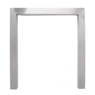 18'' Fire Trim 2'' Face 2'' Return - Brushed Stainless Steel
