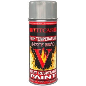 Heat Resistant Spray Paint - Silver (400ml)