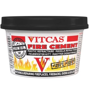 Vitcas Premium Fire Cement 500g - Black