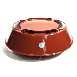 Colt Top Anti Down Draught Cowl Gas or Solid Fuel - Bolt Fixing - Brown