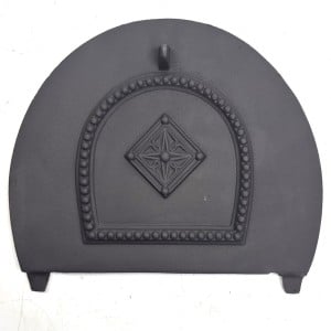 Solid Fuel Damper for 16'' Arched Insert - Cast Iron
