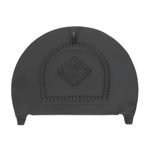 Solid Fuel Damper for 16'' Arched Insert - Cast Iron