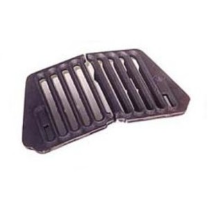 16 / 18 Inch Super Draught Deluxe Fire Grate Flat - Cast Iron