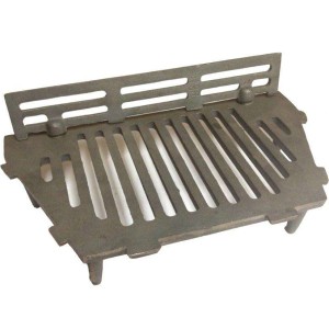 16 Inch A.L Stool Fire Grate 4 Legs (Inc Up Stand) - Cast Iron